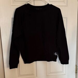 Calvin Klein Black Crewneck Pullover